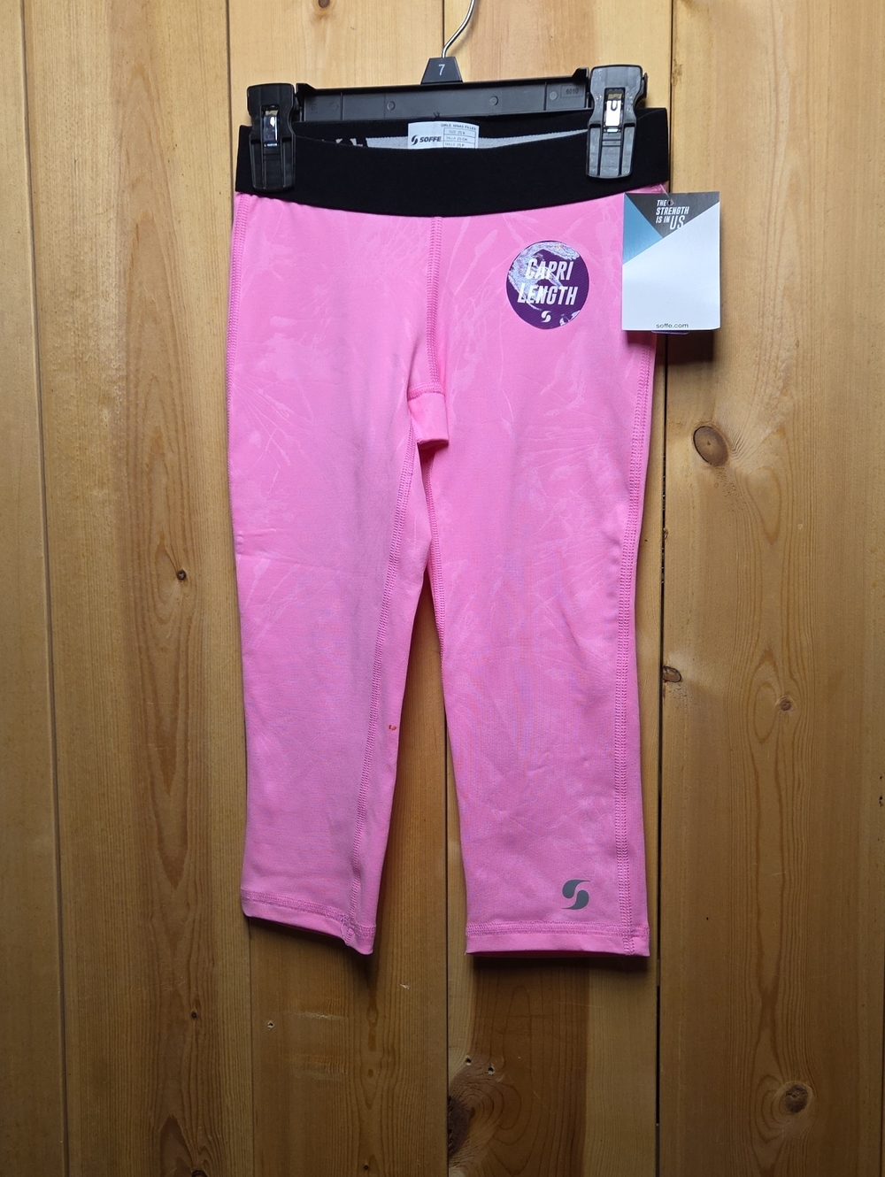 Soffe Girls' Pink Leggings Size 7 NWT